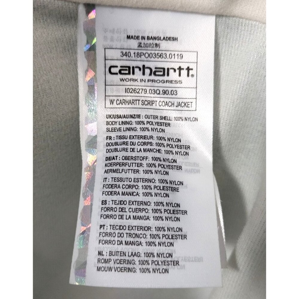 Carhartt WIP Script Coach Jacket Soft Aloe Green … - image 11